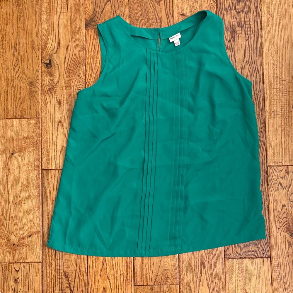 Merona Teal Sleeveless Blouse